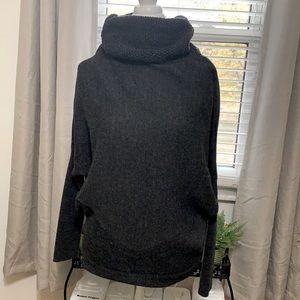 Gray Kenar half batwing sweater